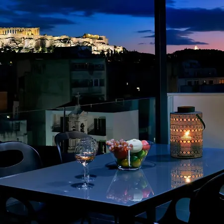 Stunning Penthouse Historic Location Albus Senior Loft Acropolis View Psyrri * Athene